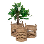 Balok Baskets - Baskets, seagrass, natural set of 3