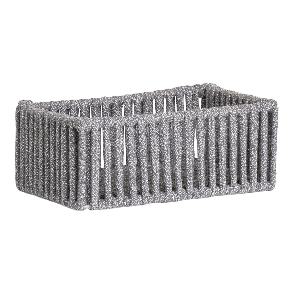 Arese Baskets - Baskets, cotton/metal, grey set of 3