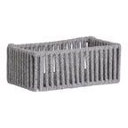 Arese Baskets - Baskets, cotton/metal, grey set of 3