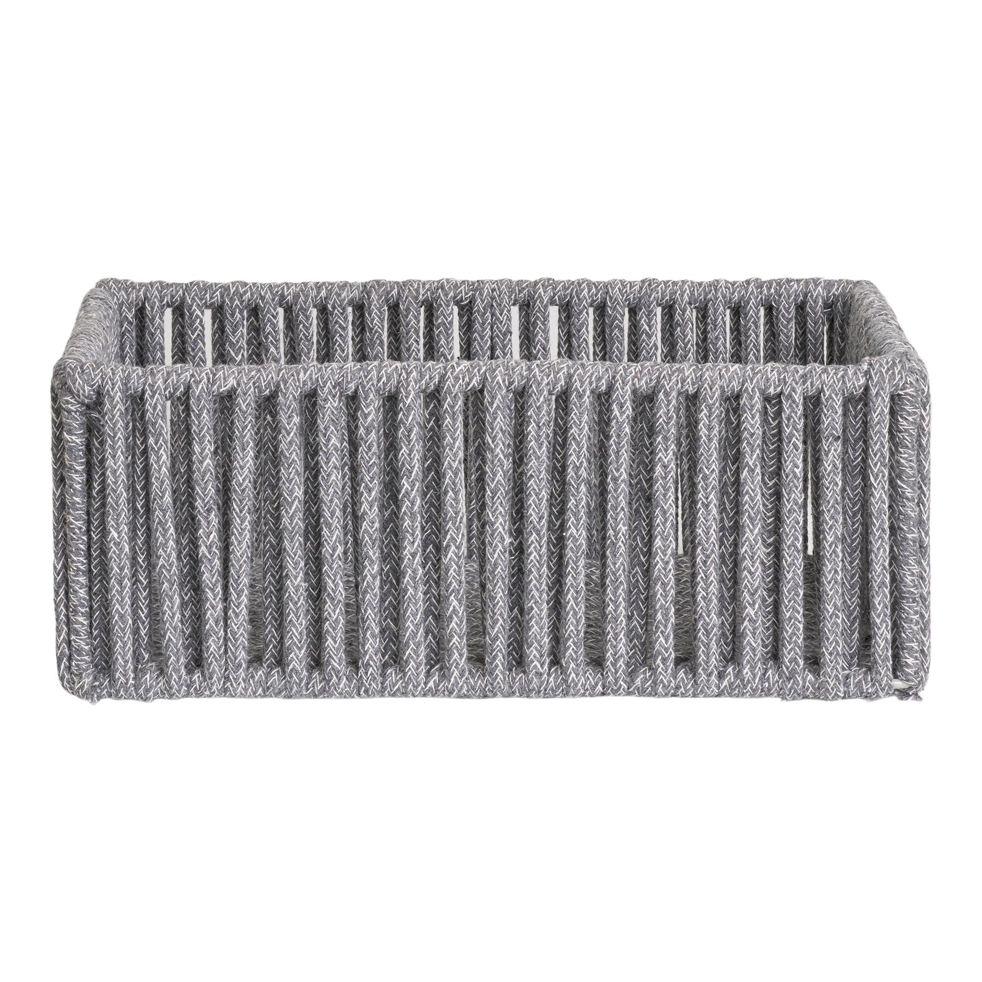 Arese Baskets - Baskets, cotton/metal, grey set of 3