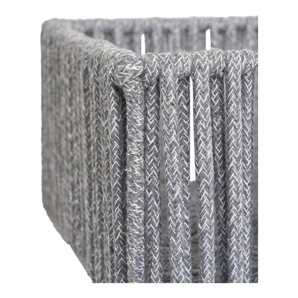 Arese Baskets - Baskets, cotton/metal, grey set of 3