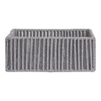 Arese Baskets - Baskets, cotton/metal, grey set of 3