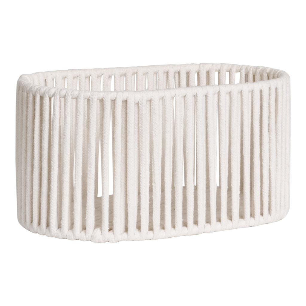 Arese Baskets - Baskets, cotton/metal, off-white set of 2