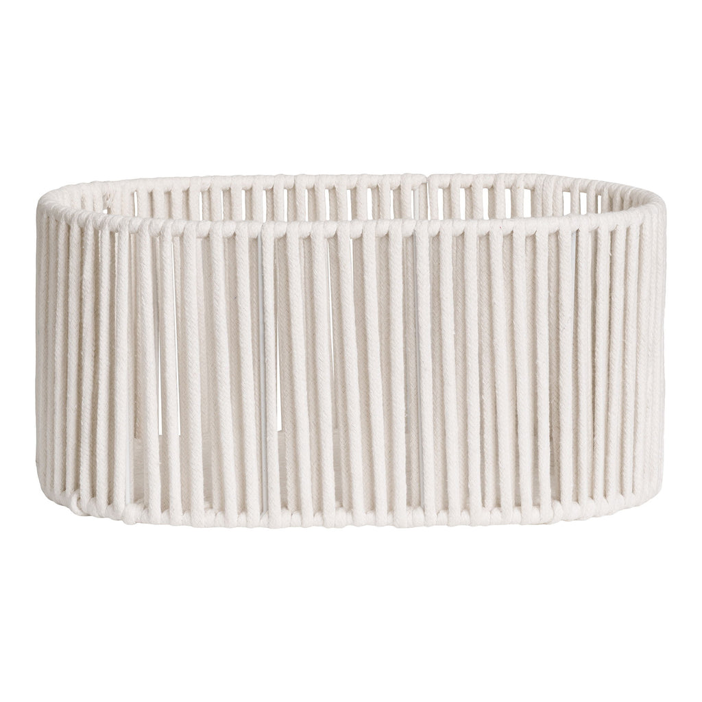 Arese Baskets - Baskets, cotton/metal, off-white set of 2