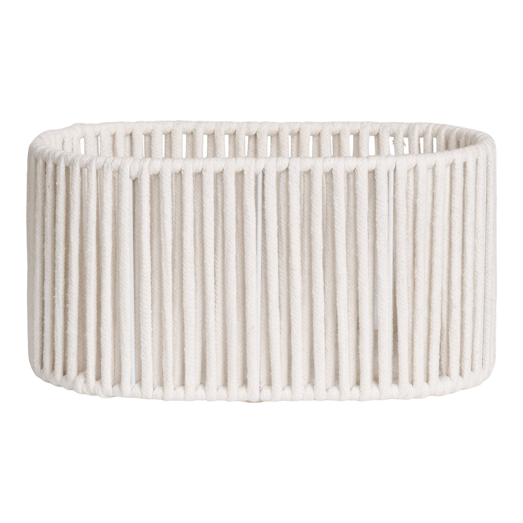 Arese Baskets - Baskets, cotton/metal, off-white set of 2