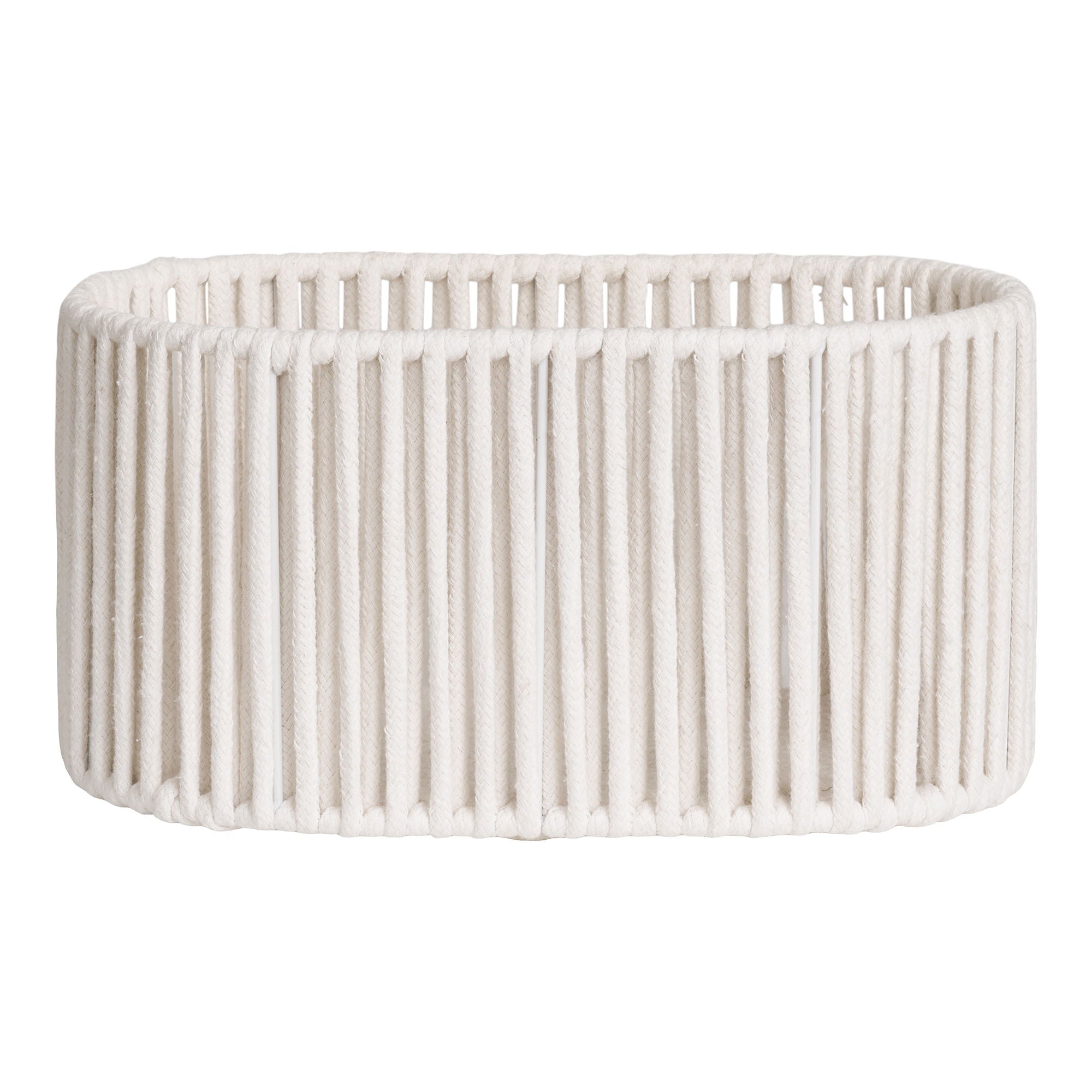 Arese Baskets - Baskets, cotton/metal, off-white set of 2