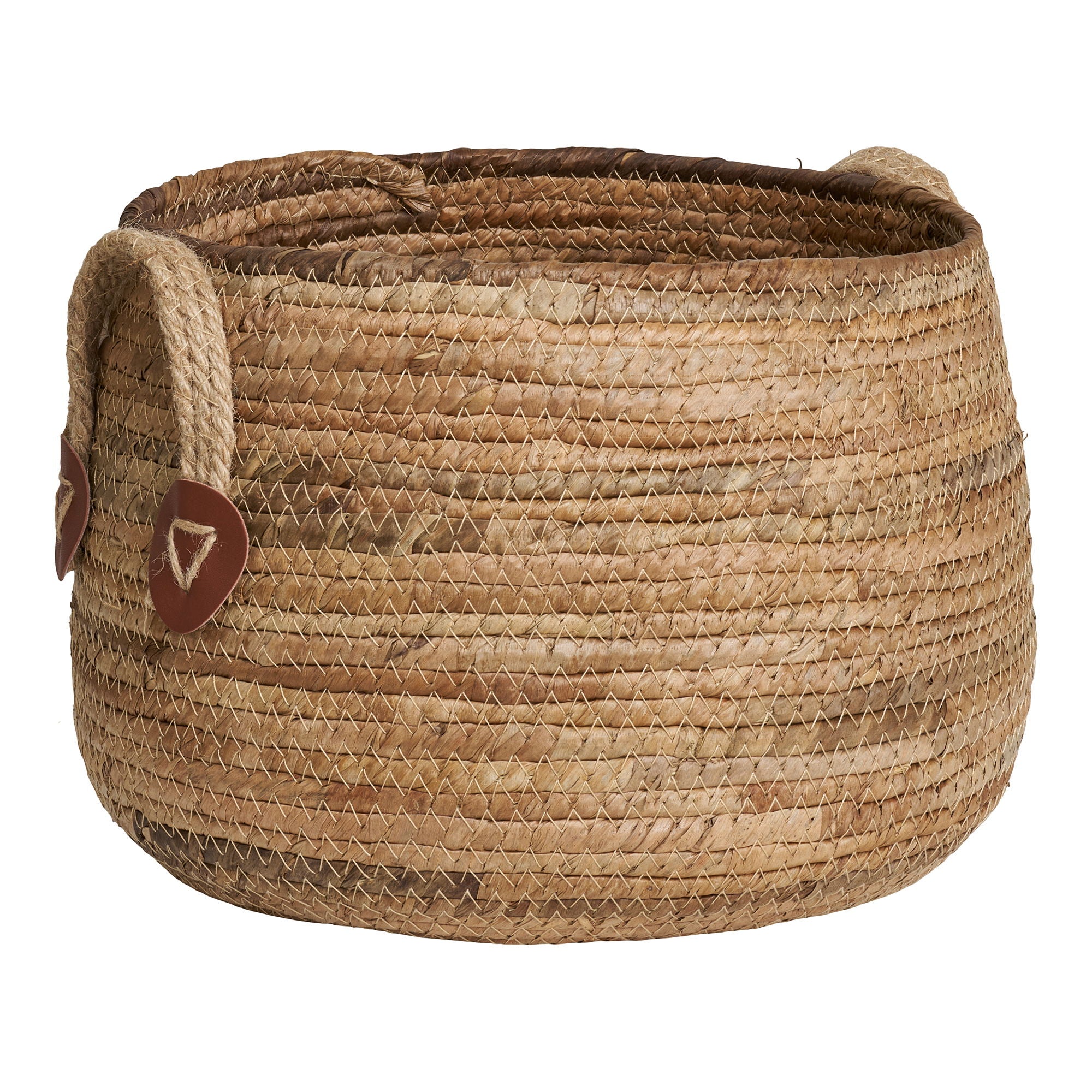 Aosta Baskets - Baskets, banana leaf, natural set of 2