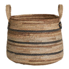 Erba Baskets - Baskets, banana leaf, natural set of 2