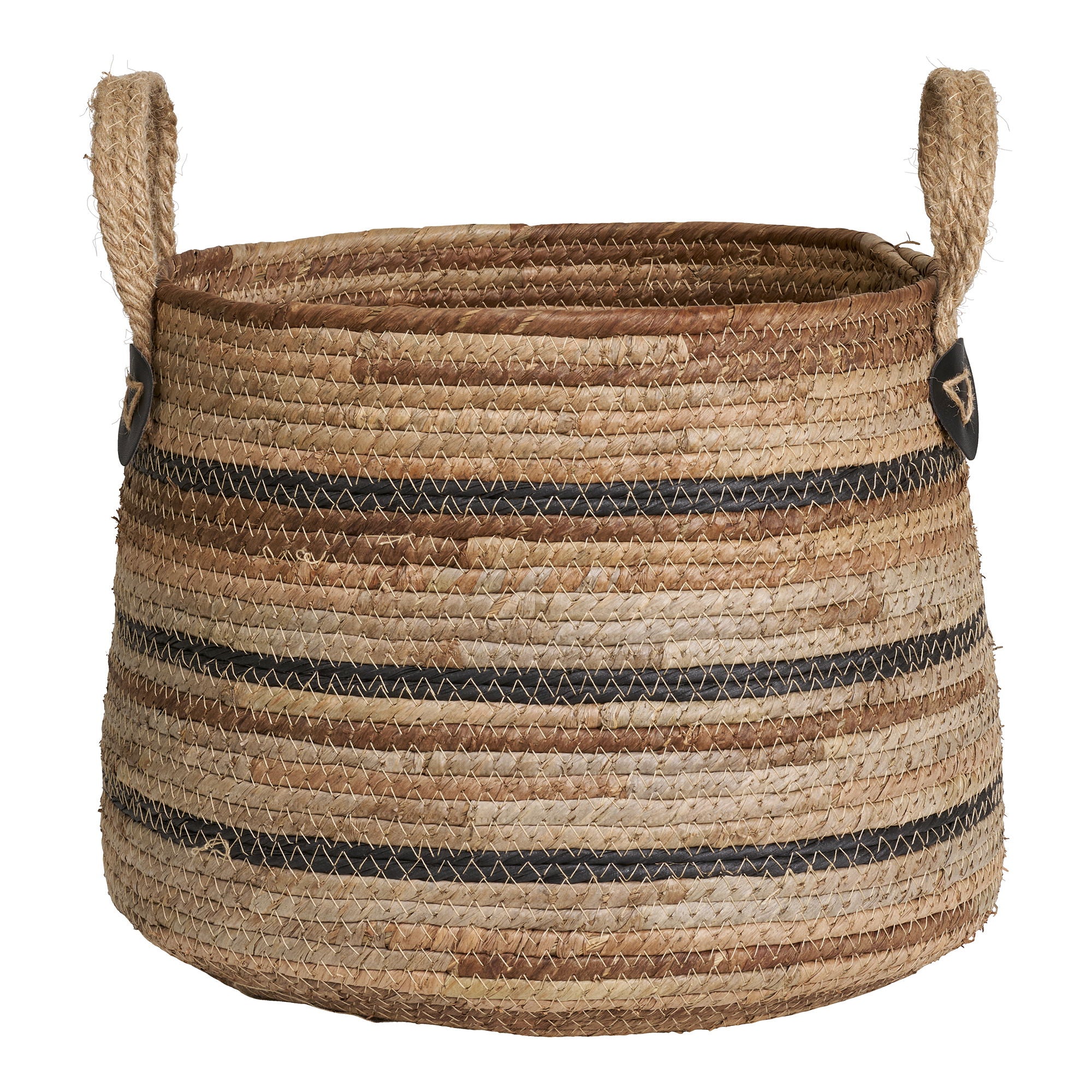 Erba Baskets - Baskets, banana leaf, natural set of 2