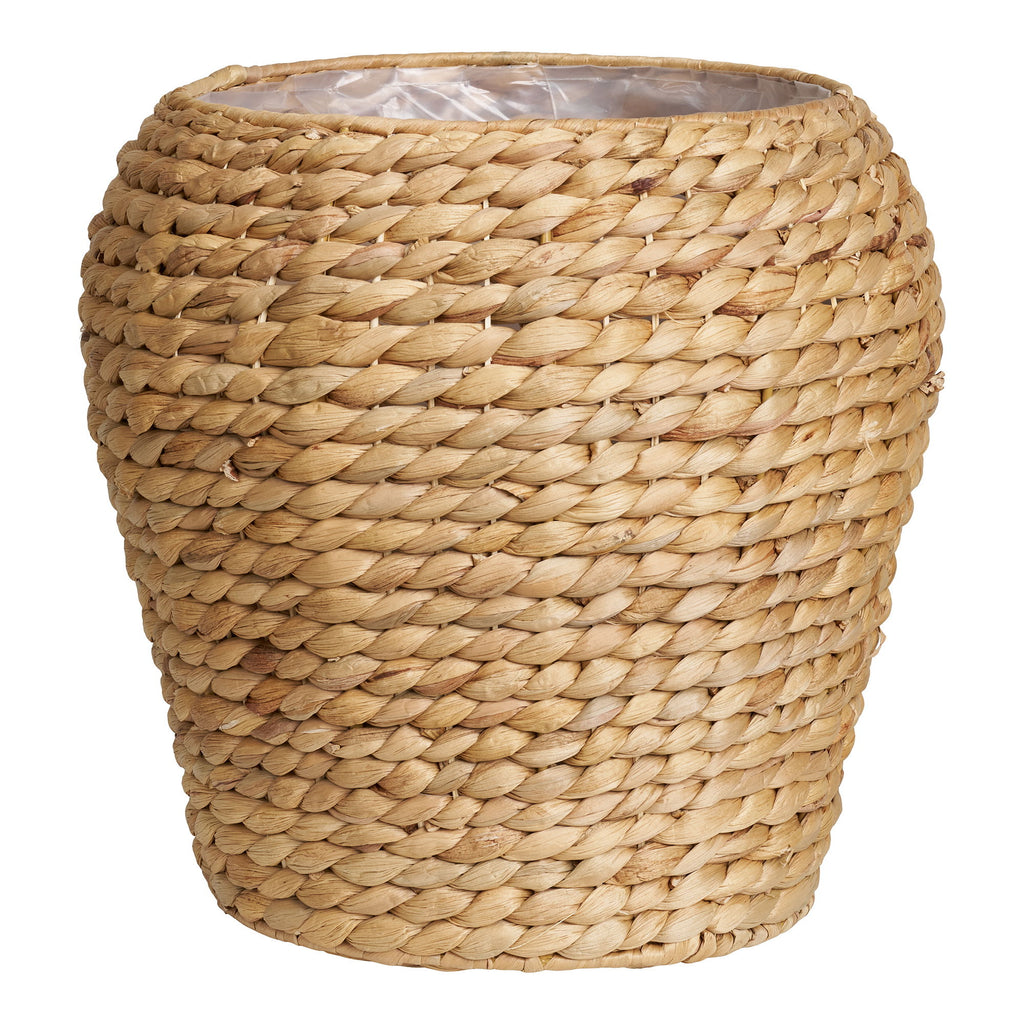 Denia Basket - Basket, water hyacinth, natural ø34,5x34,5 cm