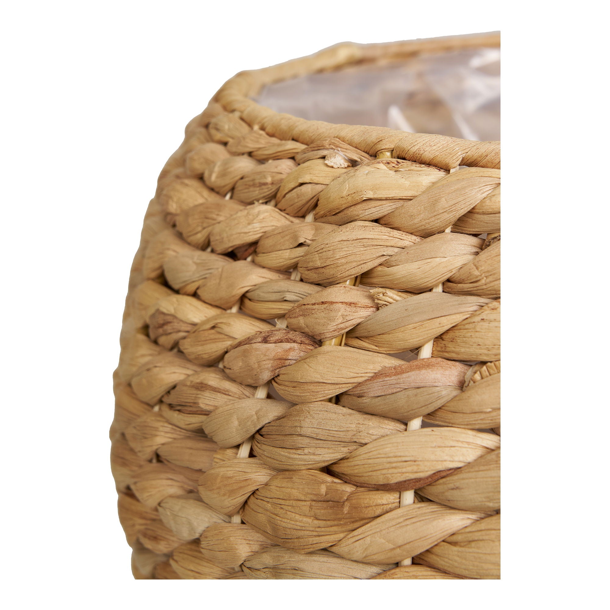 Denia Basket - Basket, water hyacinth, natural ø34,5x34,5 cm