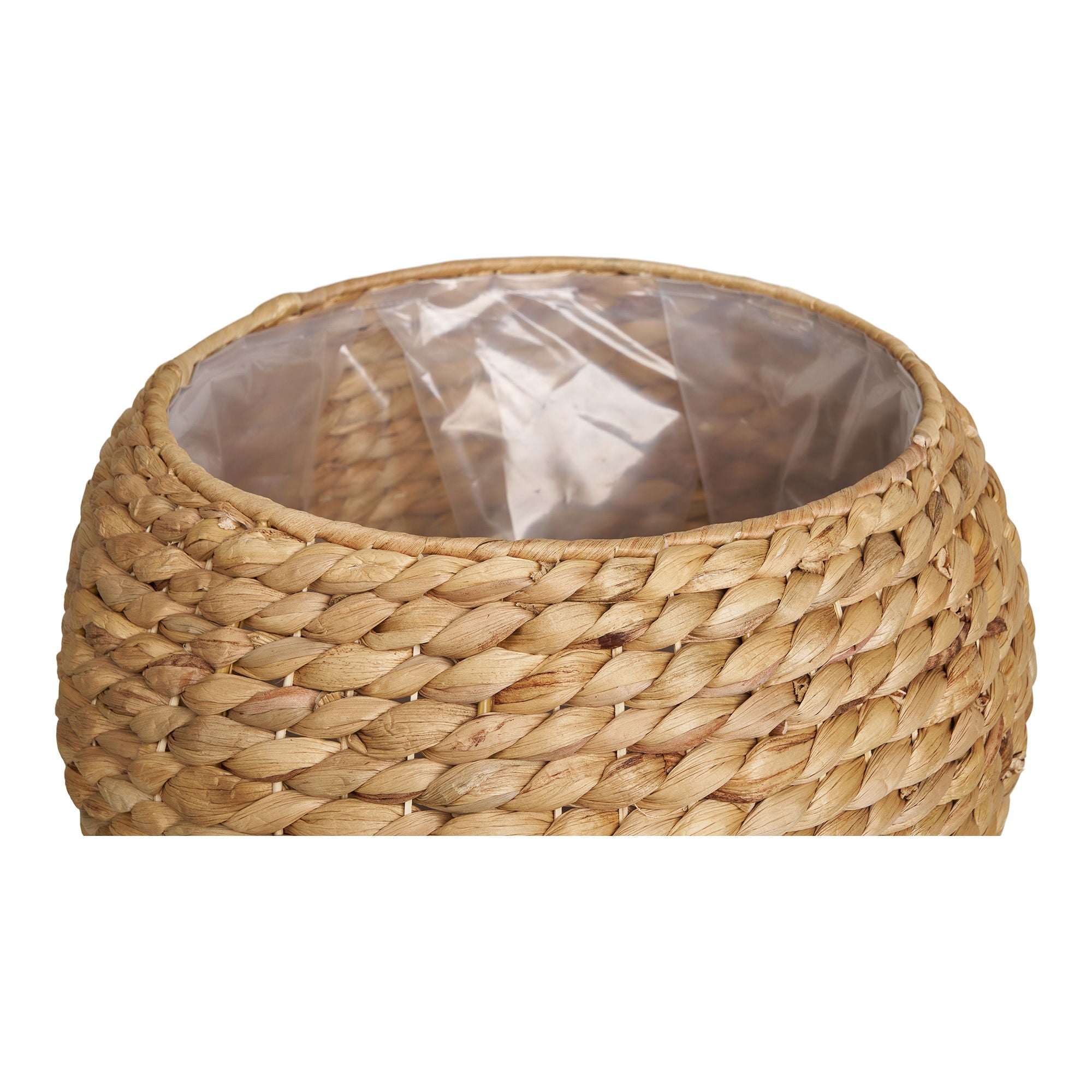 Denia Basket - Basket, water hyacinth, natural ø34,5x34,5 cm