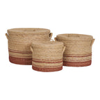 Budoni Baskets - Baskets, seagrass, natural/brown set of 3