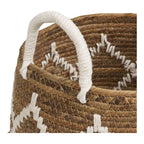 Altea Baskets - Baskets, banana leaf, natural/off-white set of 2