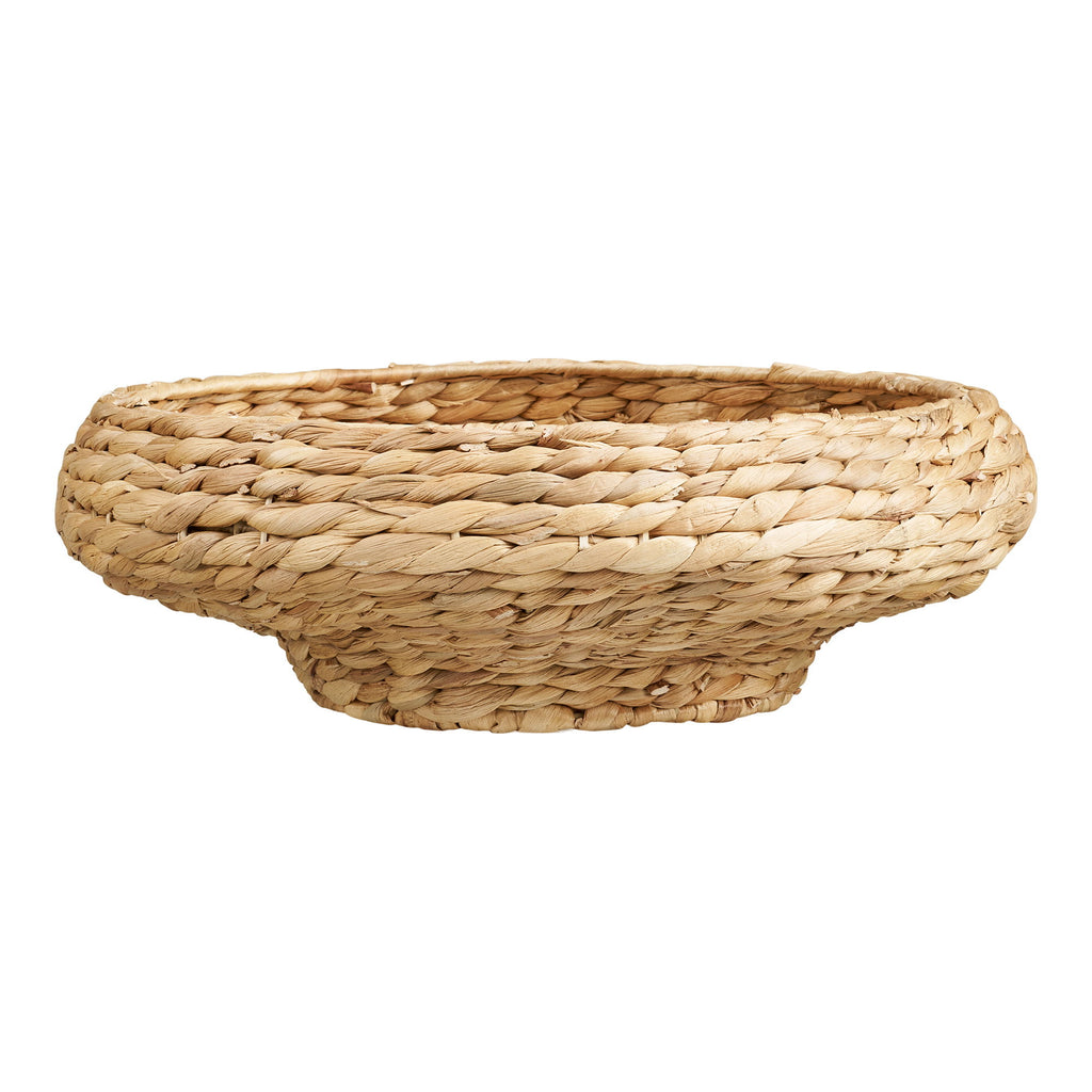 Frellesvig Tray - Tray, water hyacinth, natural ø38x12,5cm
