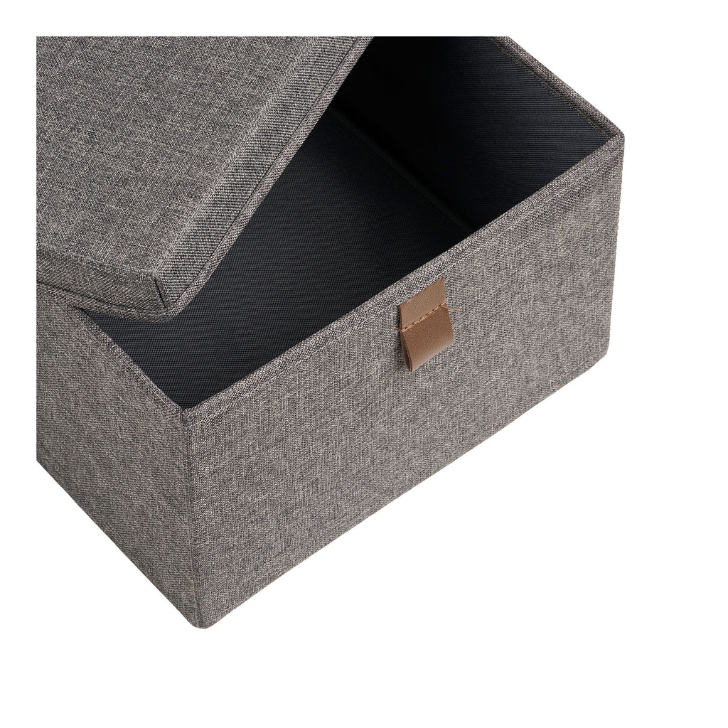 Noto Storage Boxes - Storage boxes, textile, dark grey set of 3