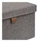 Noto Storage Boxes - Storage boxes, textile, dark grey set of 3