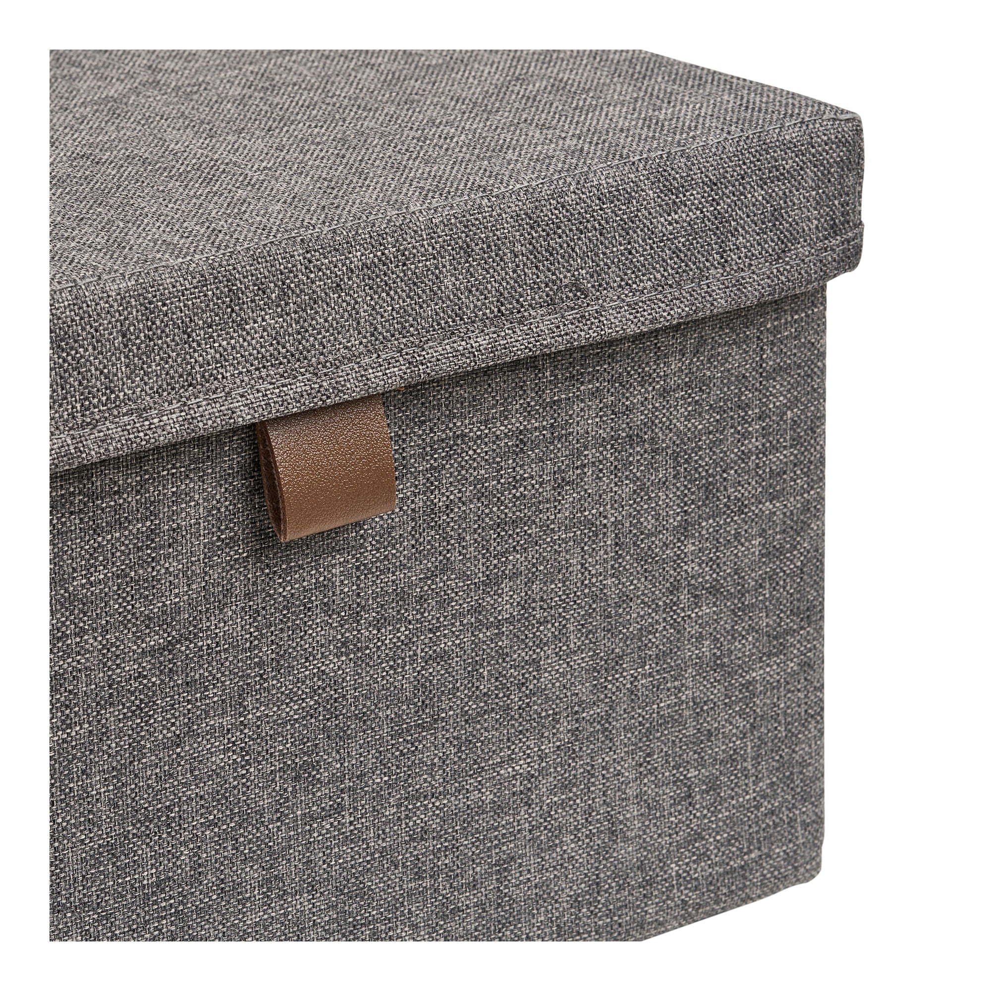 Noto Storage Boxes - Storage boxes, textile, dark grey set of 3