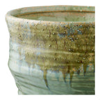 Vase - Vase, ceramic, green ø22x34,5 cm