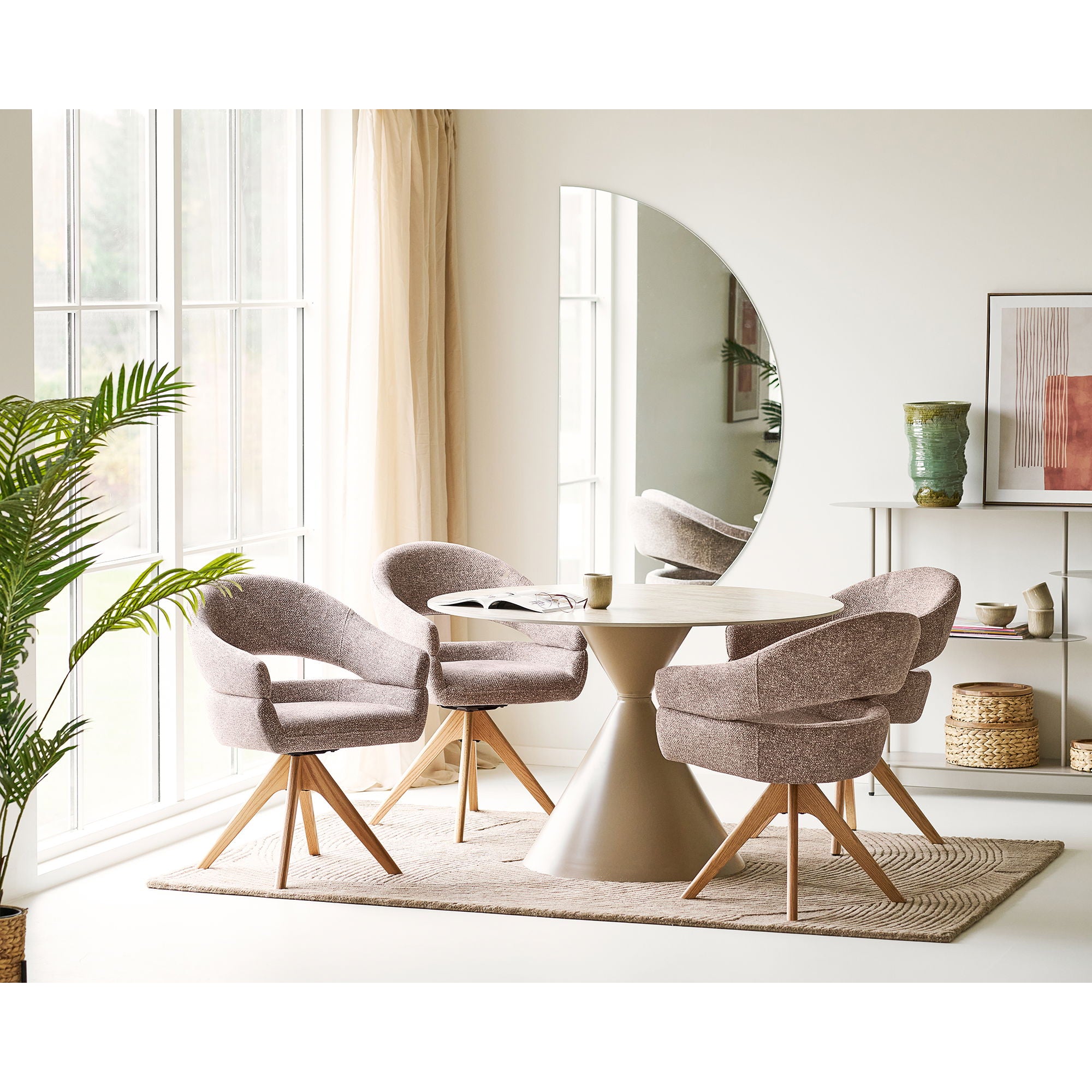 Vase - Vase, ceramic, green ø22x34,5 cm