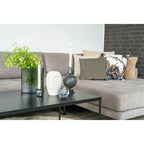 Vase - Vase, ceramic, sand 12,5x13x19,5 cm