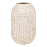 Vase - Vase, ceramic, beige, ø16x25,5 cm