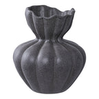 Vase - Vase, ceramic, black ø17,2x19,4 cm