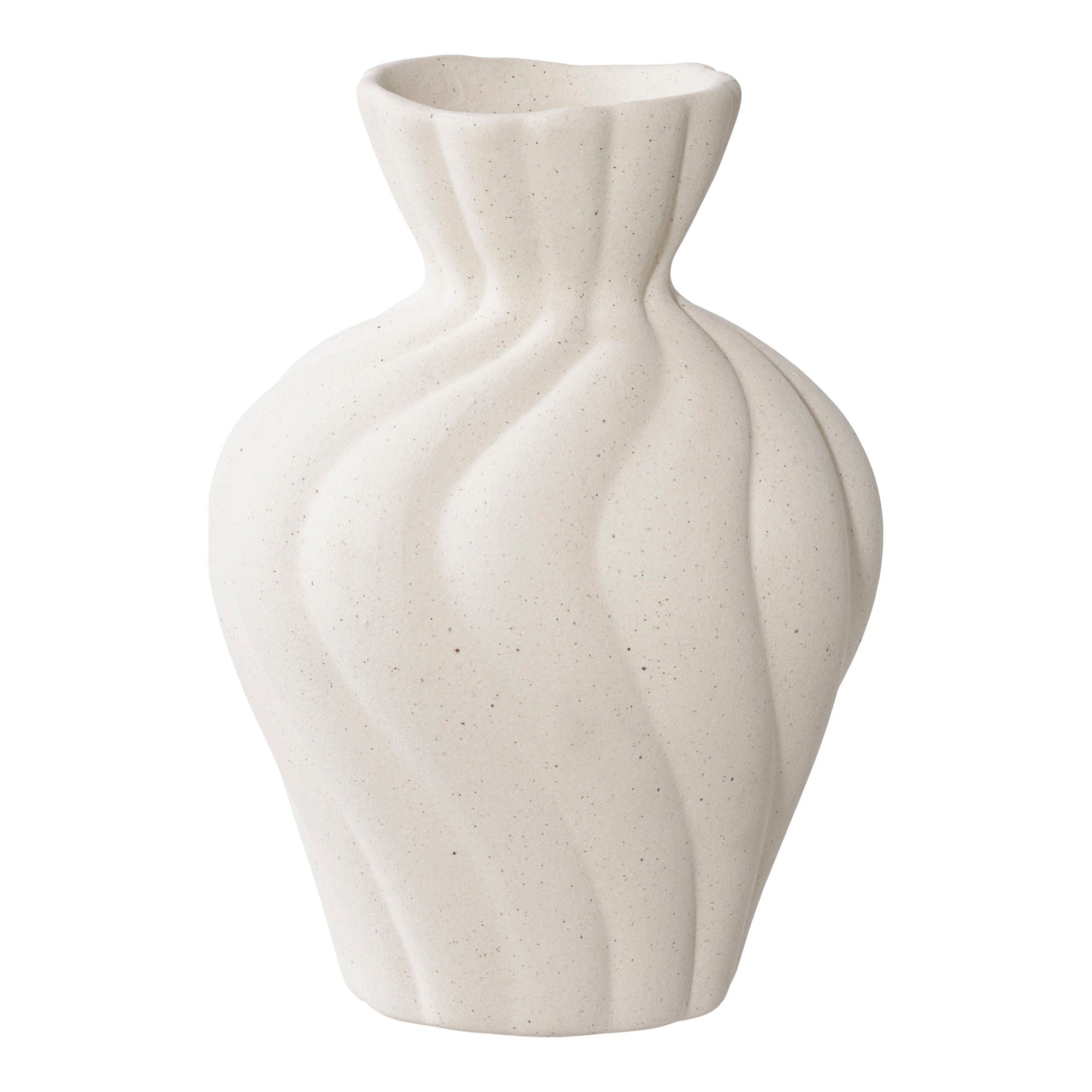 Vase - Vase, ceramic, white set of 2