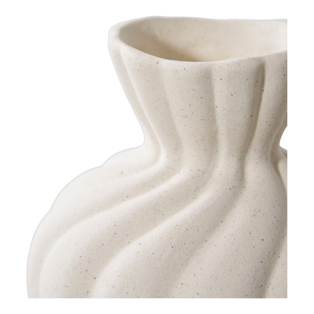 Vase - Vase, ceramic, white set of 2