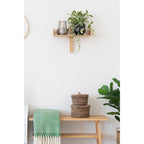 Vase - Vase, glass, smoked grey ø15x19 cm