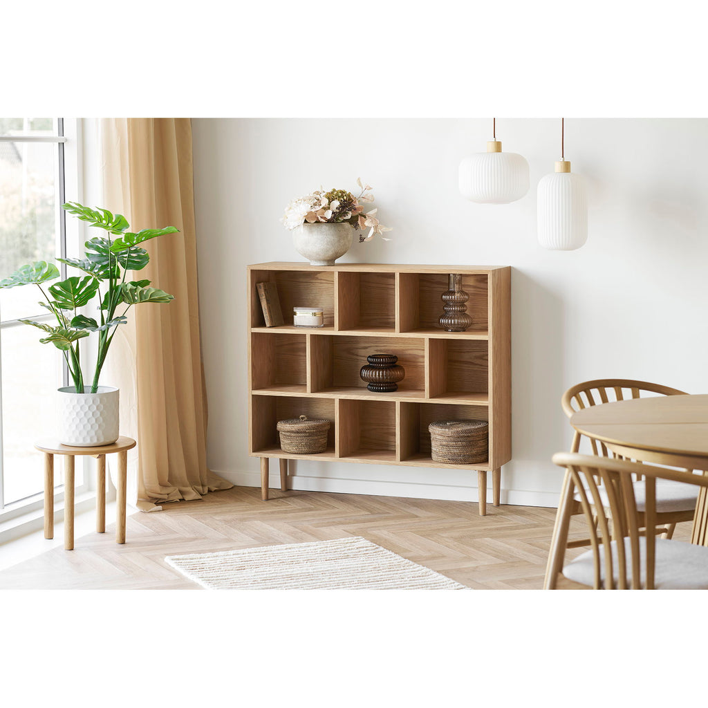 Vase - Vase, mouthblown glass, smoked brown ø20x16 cm