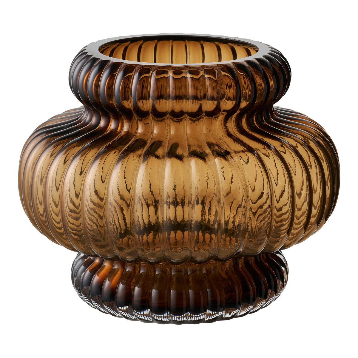 Vase — Smoked brown