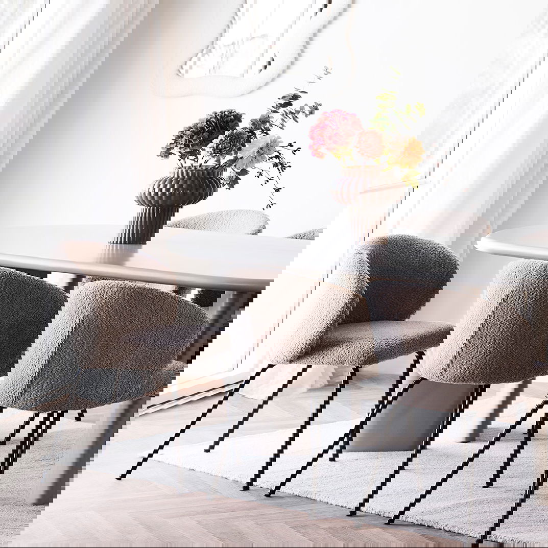 Vase - Vase, mouthblown glass, brown ø27x27 cm