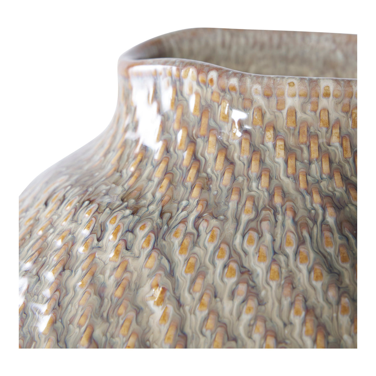 Vase — White / Green