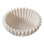 Bowl - Bowl, polyresin, beige ø20x6,5 cm