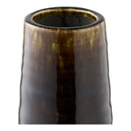 Vase - Vase, ceramic, brown ø12,5x48 cm