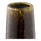 Vase - Vase, ceramic, brown ø11x39 cm