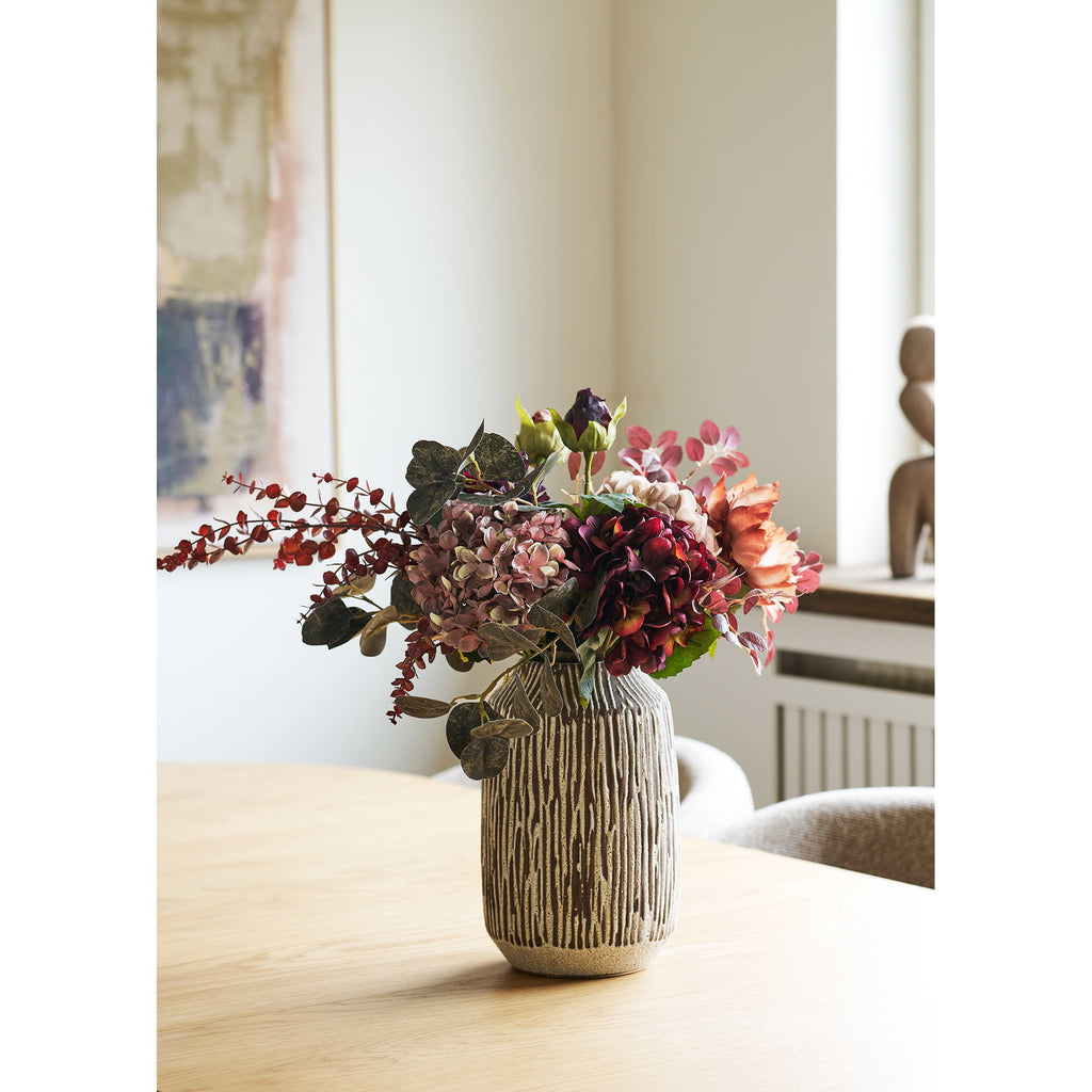 Vase — Brown / White