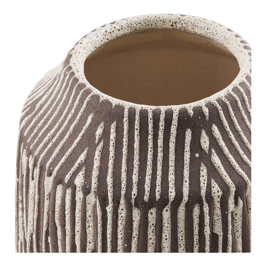 Vase — Brown / White
