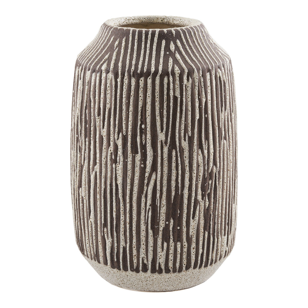 Vase — Brown / White
