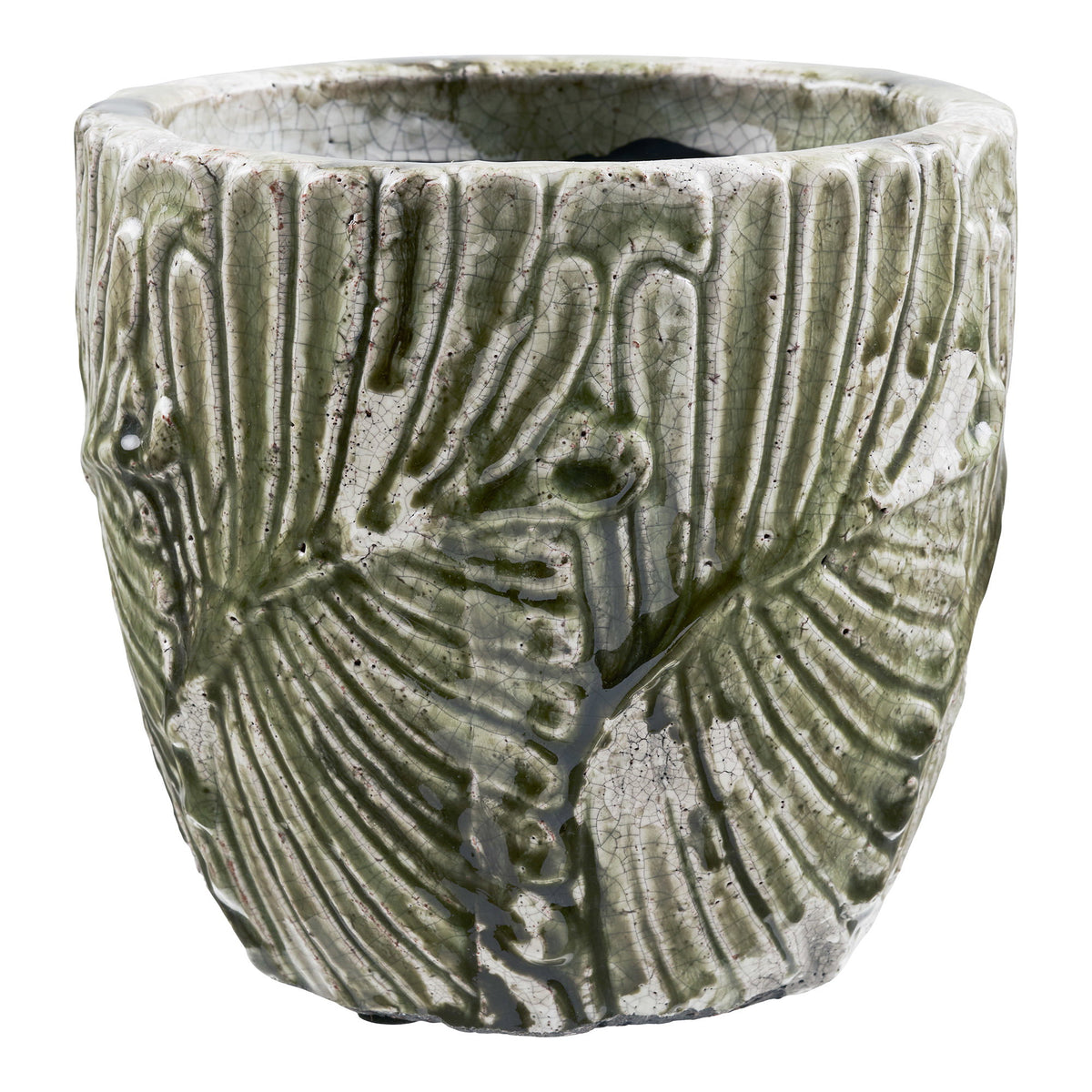 Flowerpot — Green / White