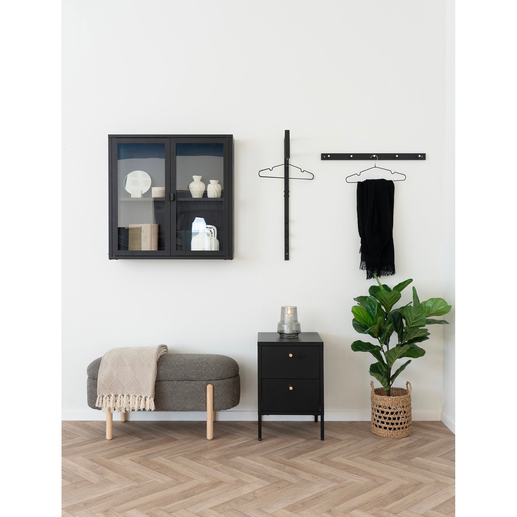 Padova Coat Rack — Black