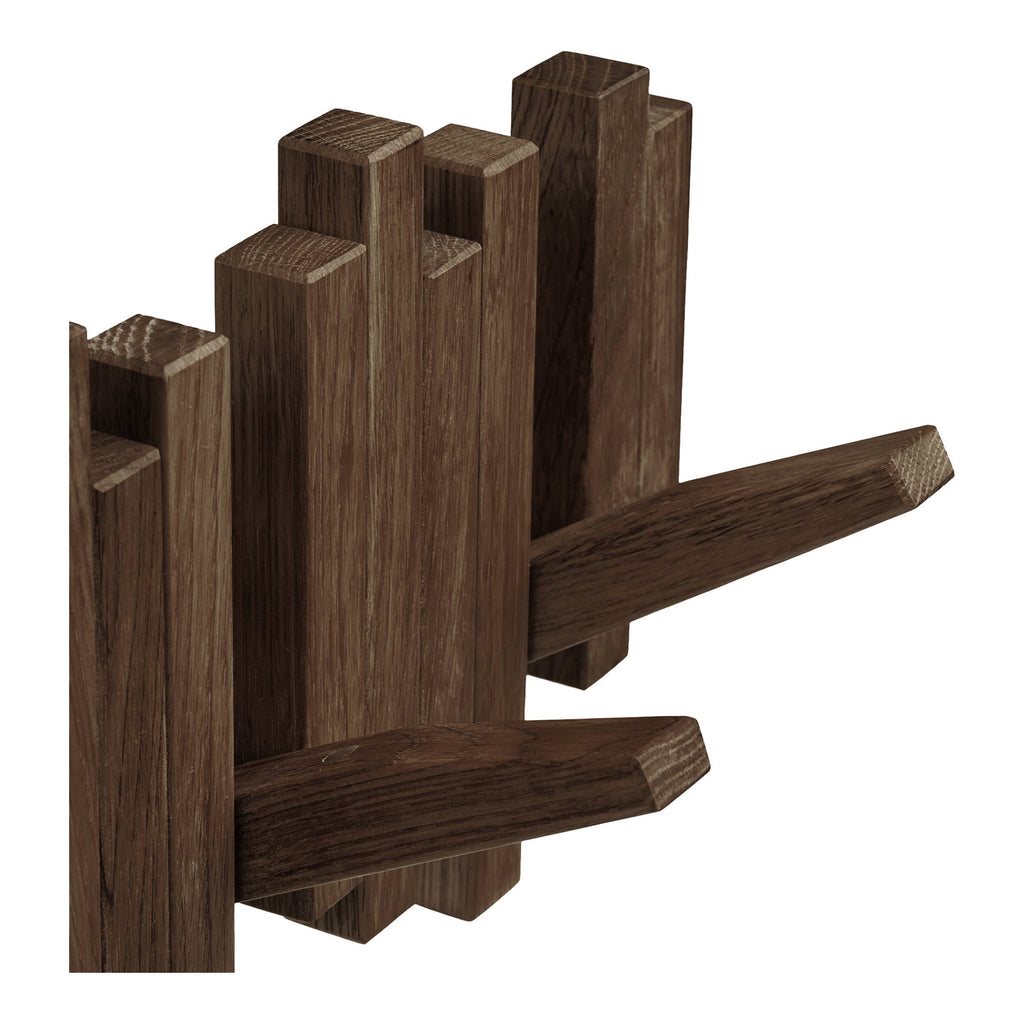 Caltra Coat Rack — Dark Brown