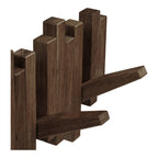 Caltra Coat Rack — Dark Brown