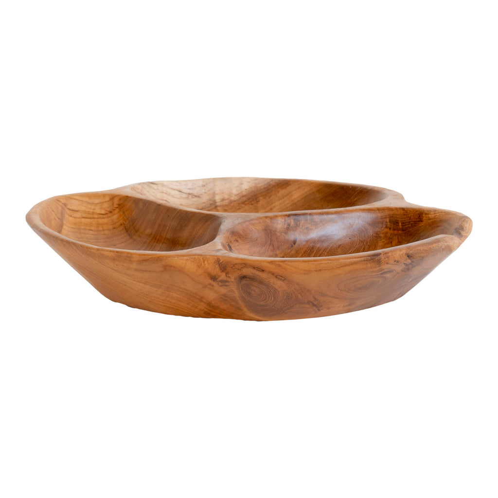 Nola Bowl - Bowl, teak, natural ø30x5 cm