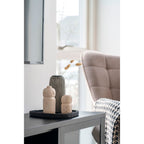 Tray - Tray, cement, black, 26,5x26x2 cm