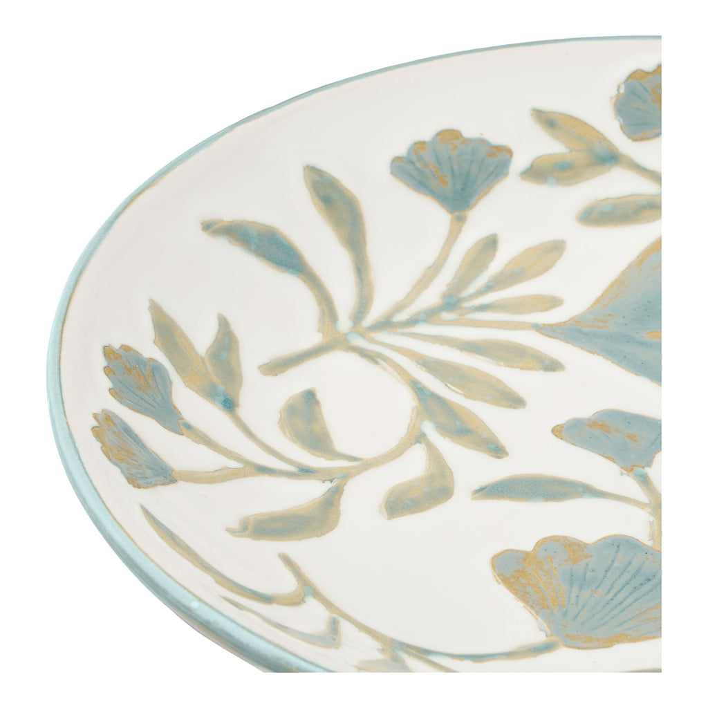 Tray - Tray, ceramic, white mix ø35,5x5 cm