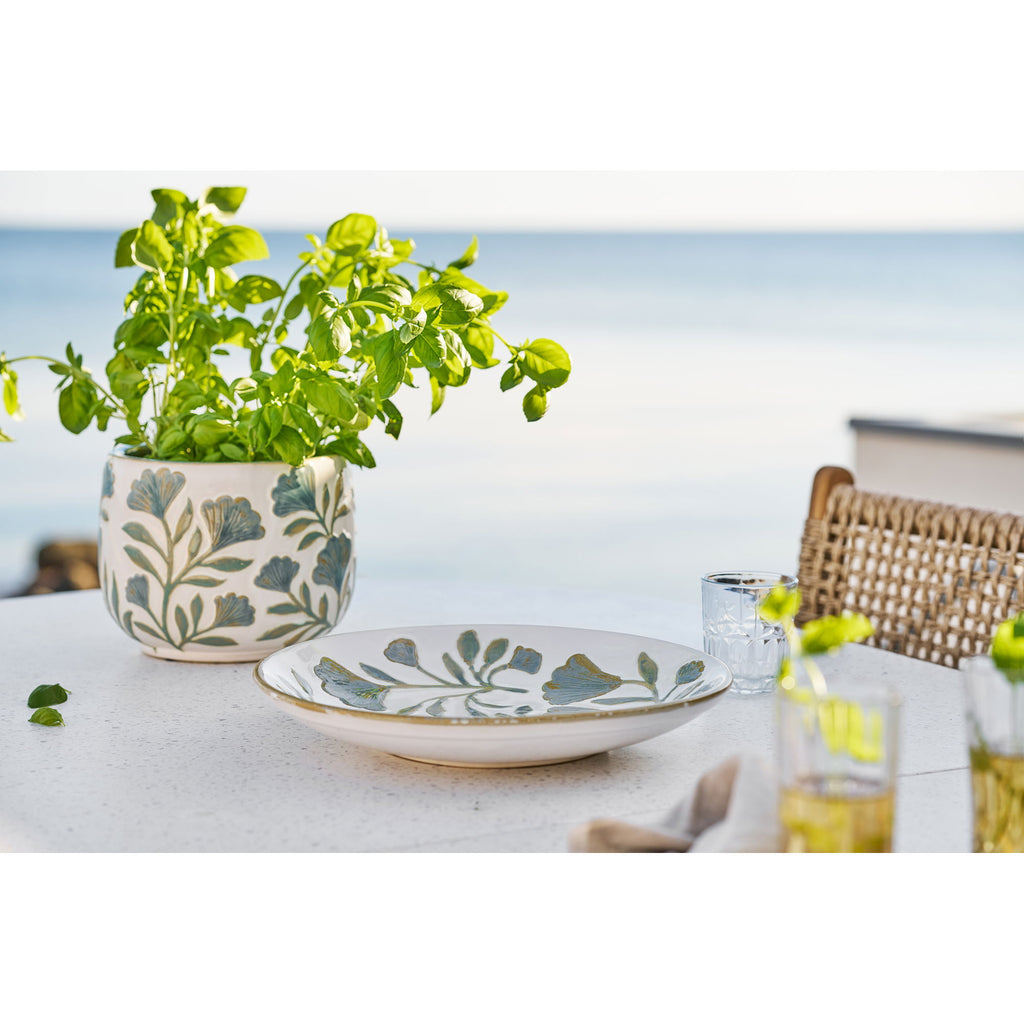 Tray - Tray, ceramic, white mix ø35,5x5 cm