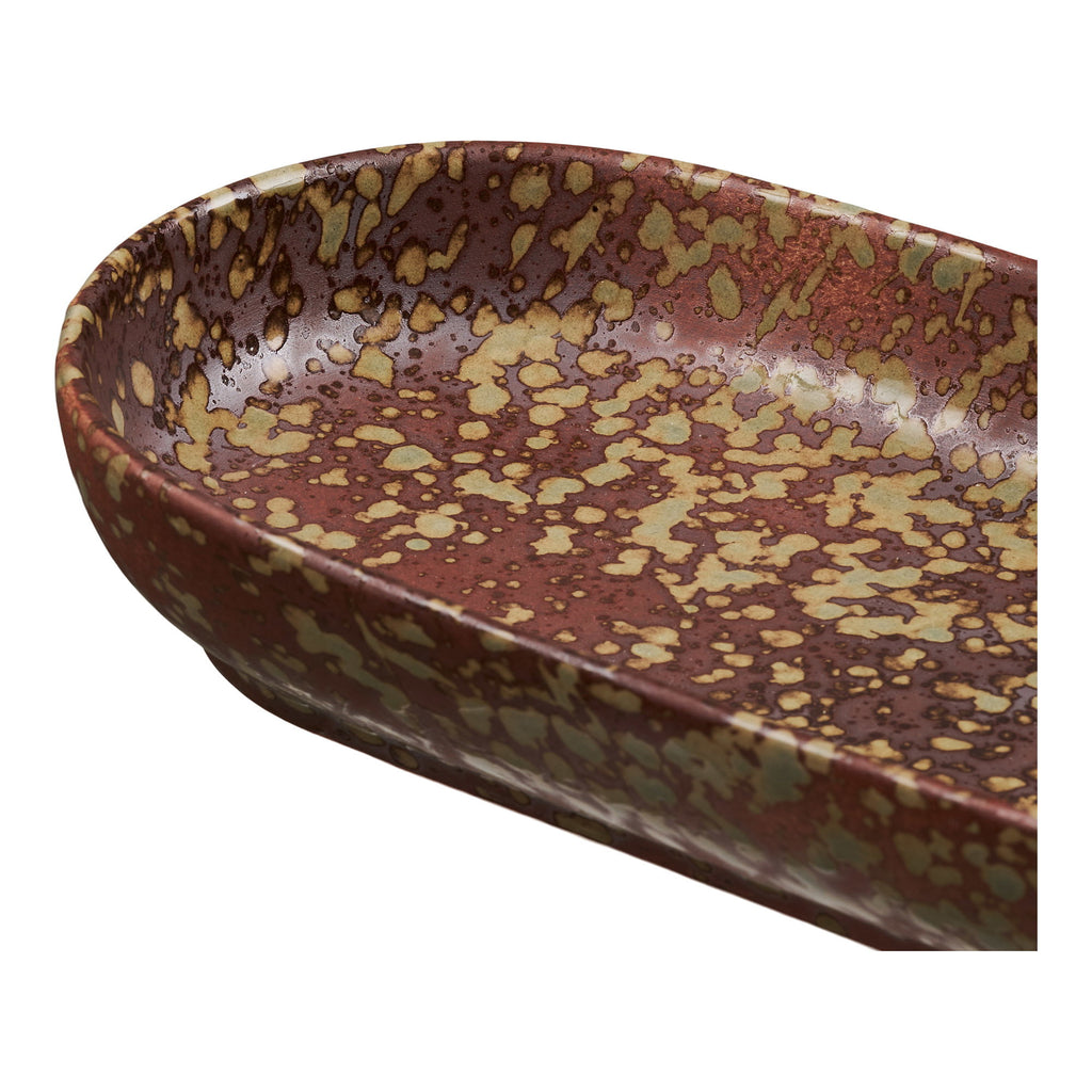 Tray — Dark Brown / Dark Forest Green