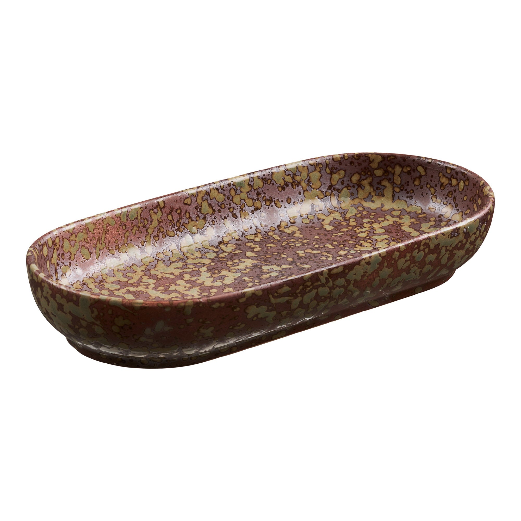 Tray — Dark Brown / Dark Forest Green